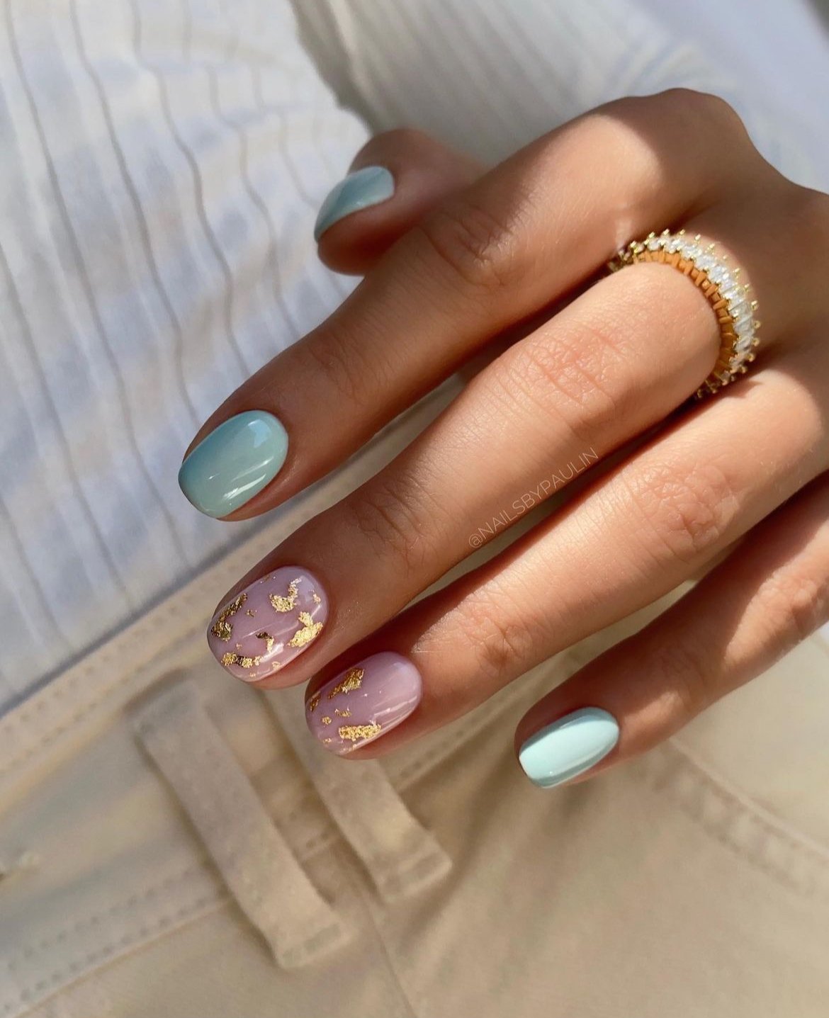 Electric Blue Swirls