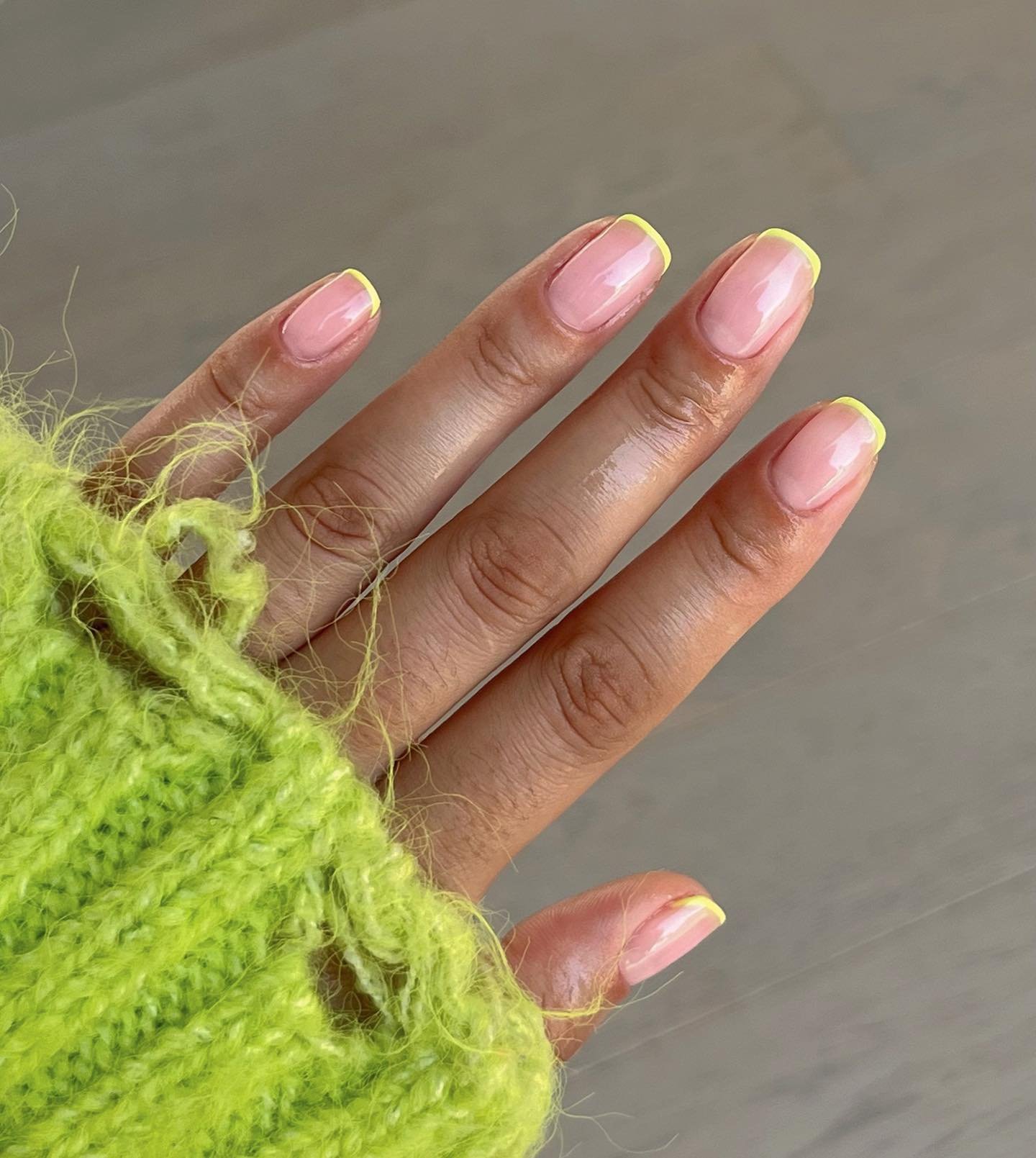 Bright French Tip Elegance