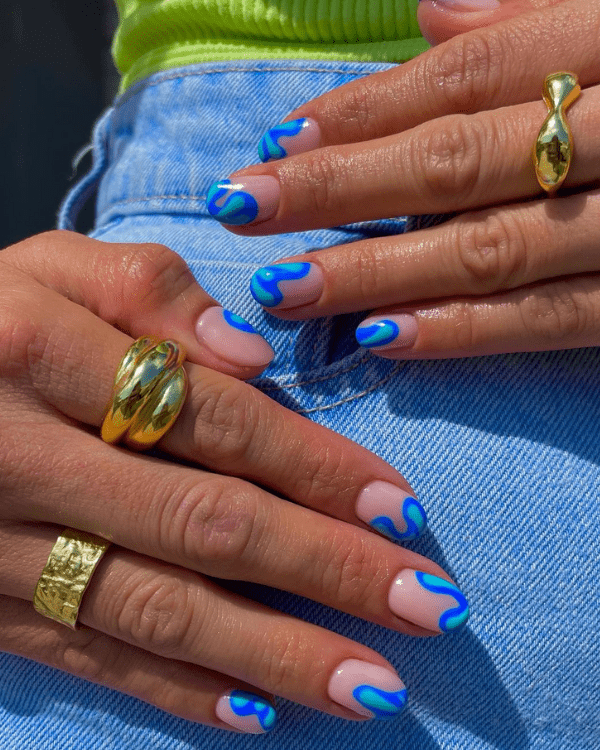 Groovy Blue Tips