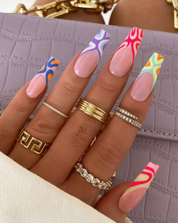 Funky French Tips