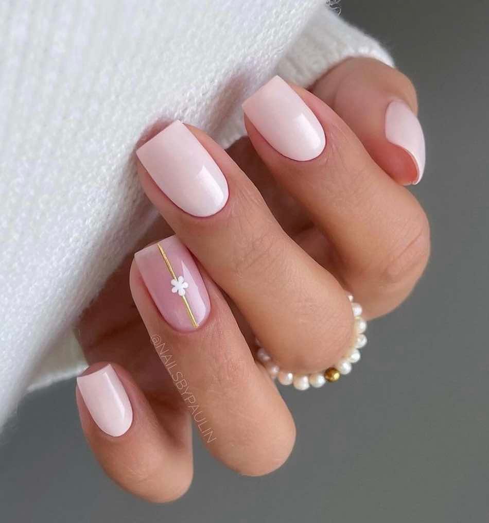 Subtle Matte Nude Nails