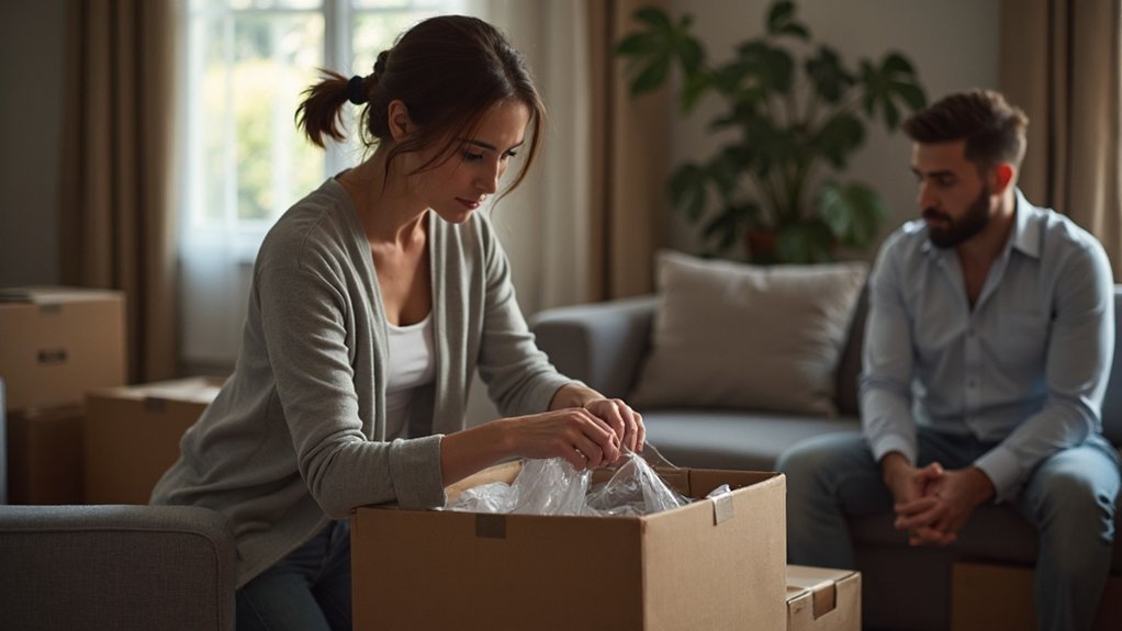 secretly planning for separation and departure