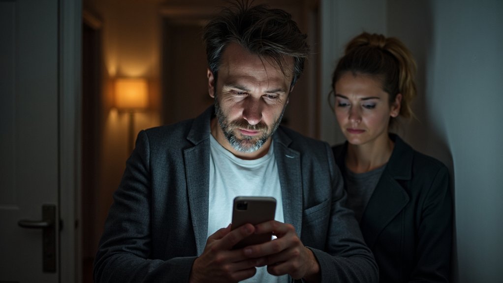 secretive phone behavior hidden interactions